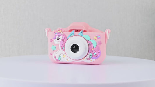 Mini Kid Camera Digital Camera Toys for Girls Boys 1080P HD Screen Music Playback Gaming 2 inch Children Camera Birthday Gift